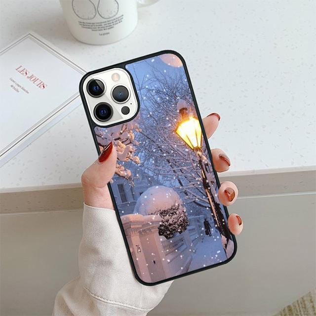 Winter Landscape Phone Case For iPhone 17 Air 13 12 14 15 16  Cover For Apple 14 15 16 Pro Max 6S Plus Coque