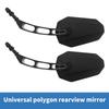 2Pcs Aluminum Rear View Glass Motorcycle Glass Replacement Rearview Glass Motorbike Accessories