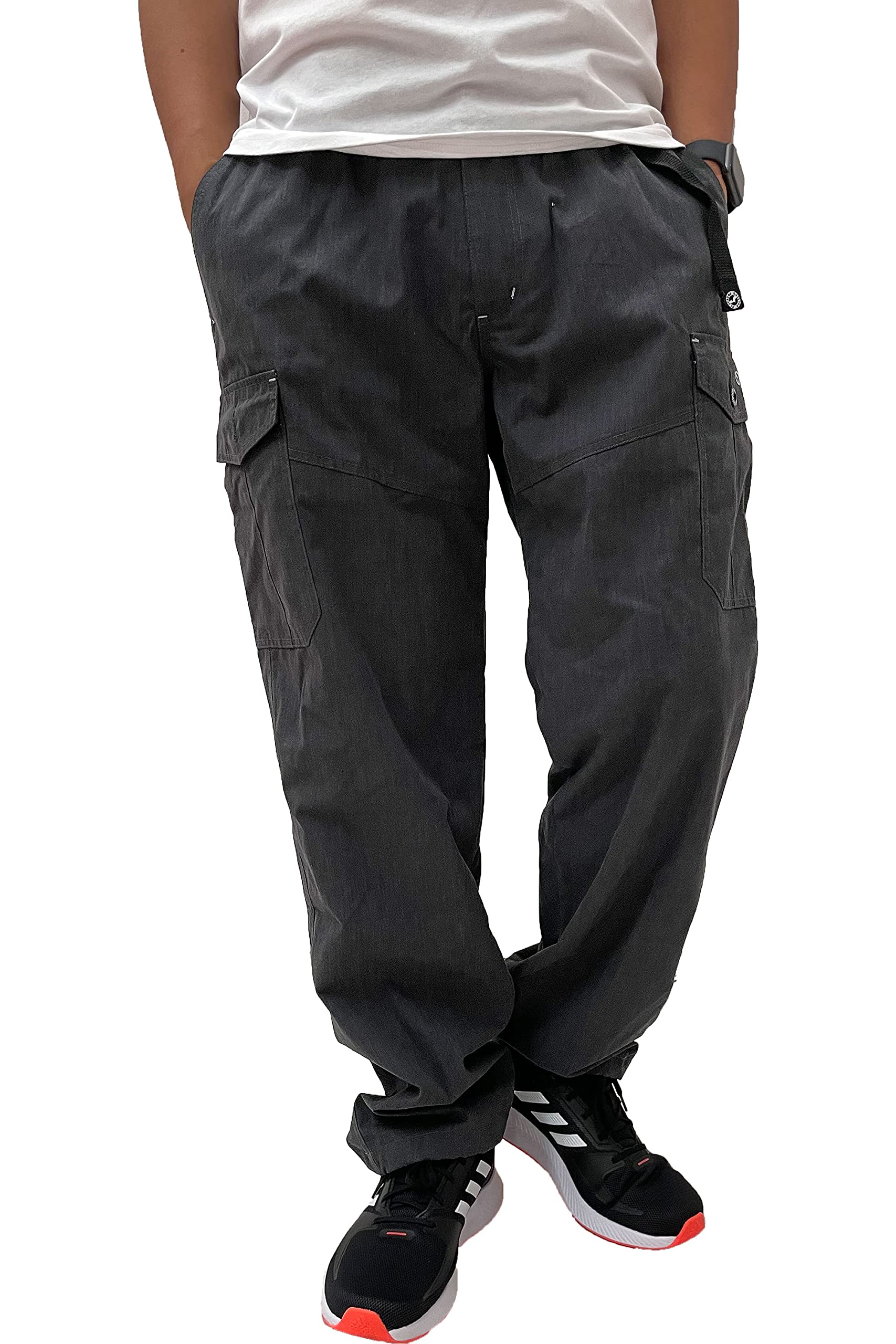 

Outdoor Products Men s TC Weather Mesh-Lined Climbing Cargo Pants, Dark Gray, Size L
