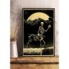 Simple Skull Posters Vintage Kraft Paper Prints Nostalgia Wall Sticker Home ation Bedroom Painting Fashion Bedroom Paint