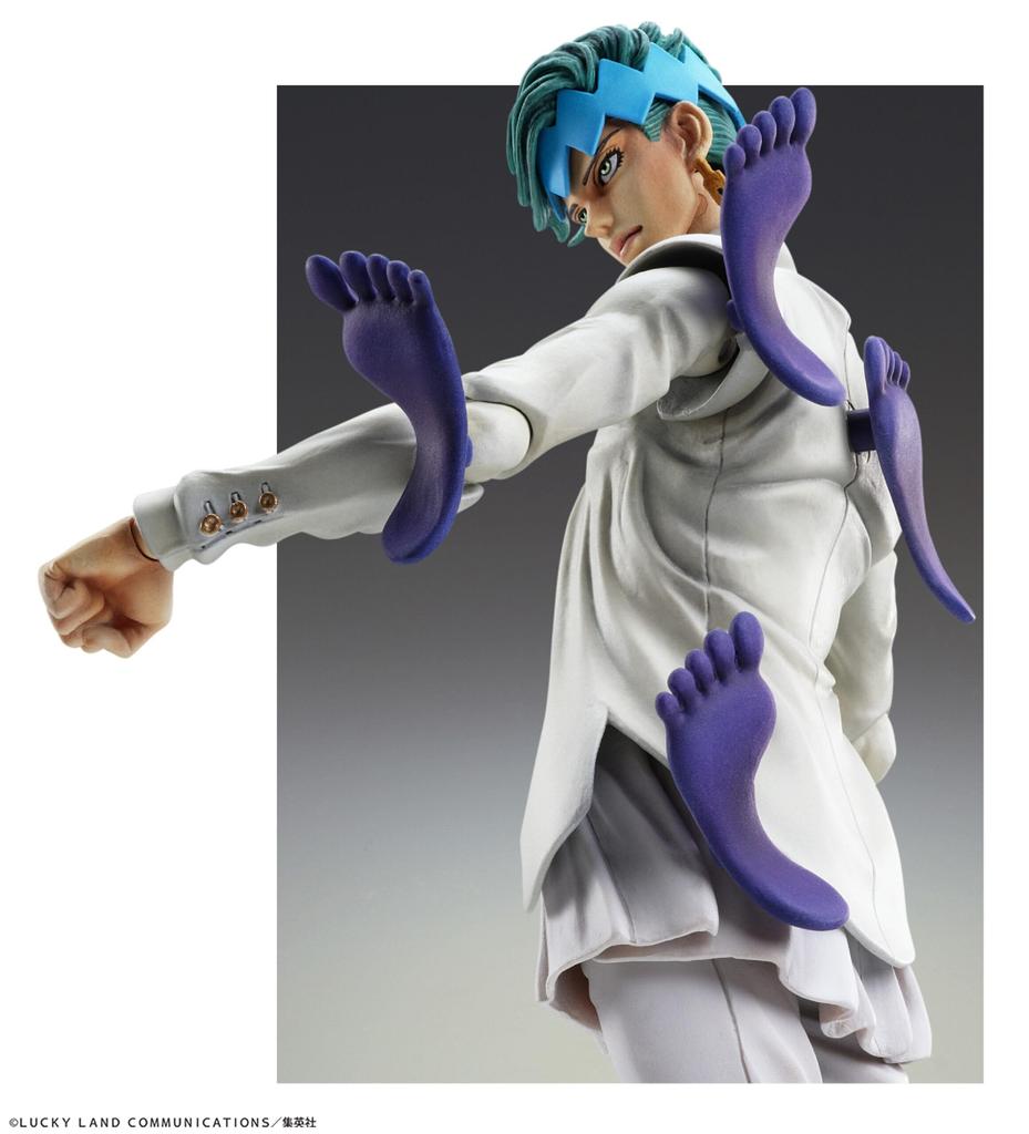 Super Movable Figure Bizarre Adventure Part Kishibe Approximately 150mm Painted Movable Figure "JoJo's 4" "Rohan Ver.2" PVC&ABS&Nylon