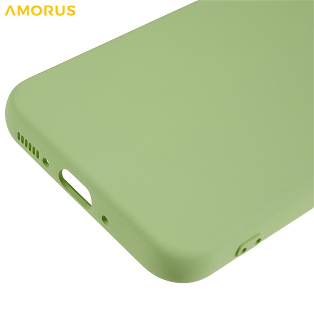 AMORUS For Samsung Galaxy A14 5G/4G Case Precise Cutouts TPU Fiber Lining Shockproof Phone Cover