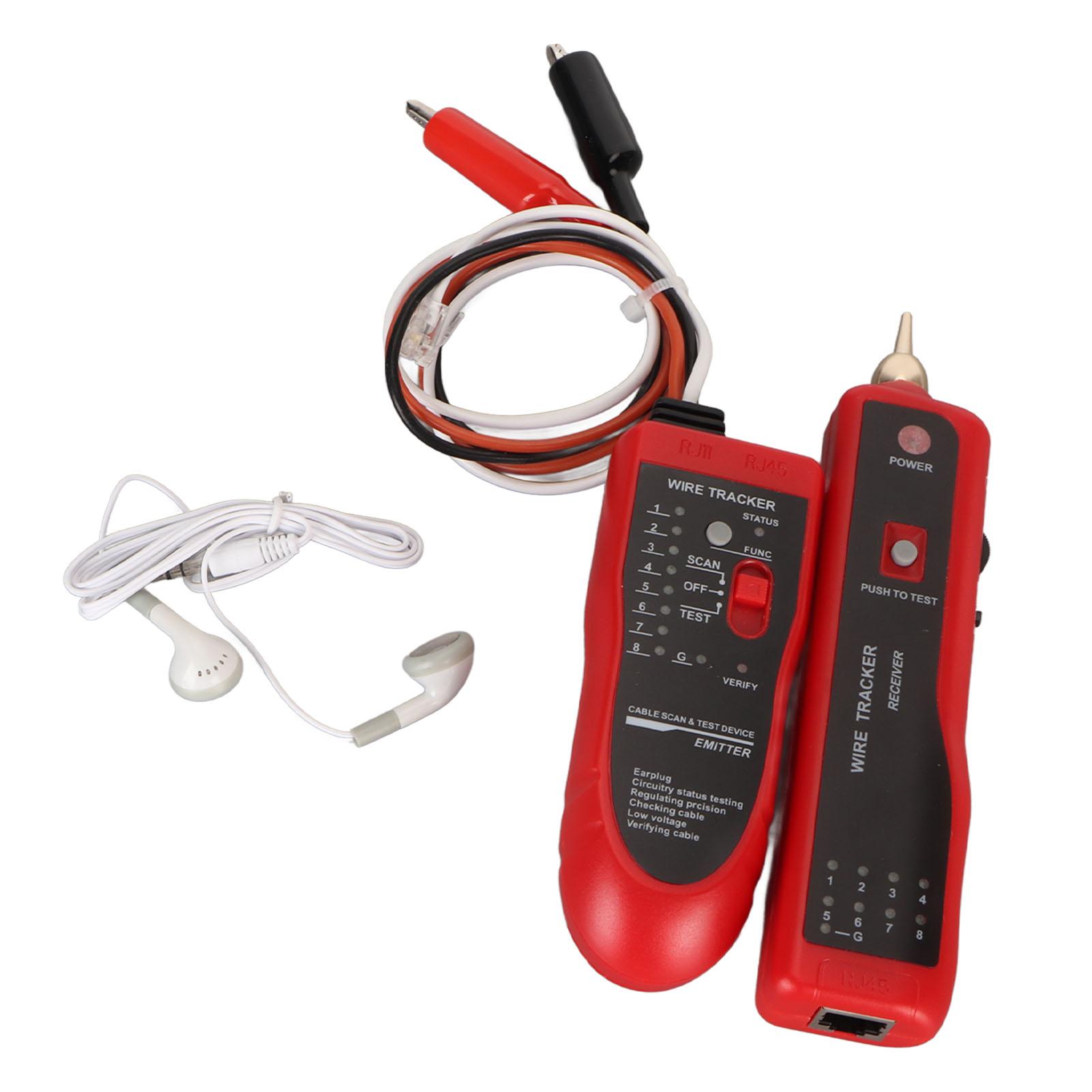 

Wire Tracer Multifunction Status Testing Regulating Checking Support Earphone Circuit Tracer for