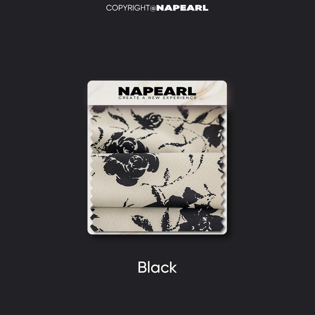 1PC NAPEARL 70-80% zaciemniające romantyczne francuskie róże nadrukowane marszczone wygodne zasłony do sypialni salonu wystrój domu