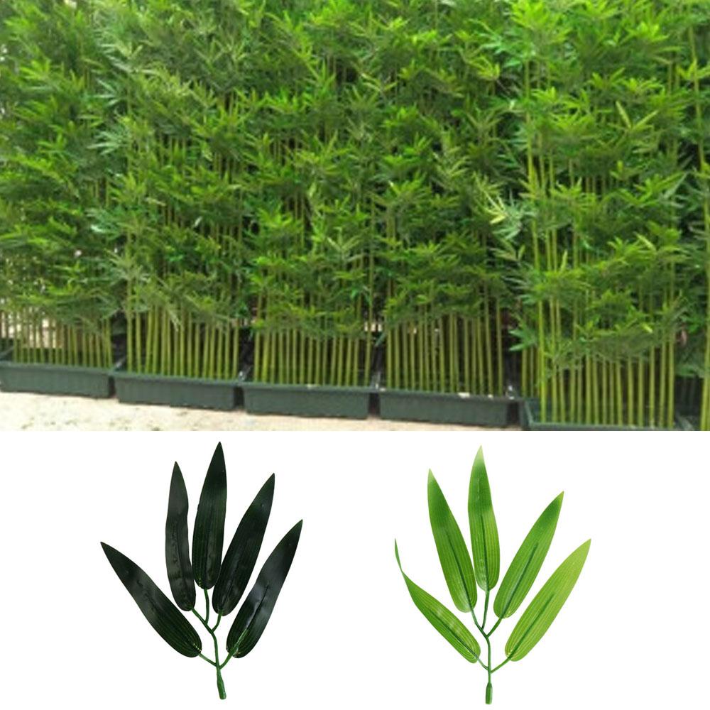 Restaurant Adornment Fake Bamboo Branches Artificial Plants Simulation Leaves Bamboo Leaves