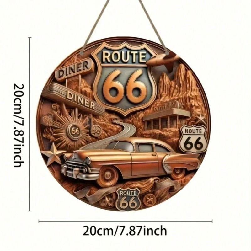 Vintage Iron Wall Art 20x20cm Home Decor Sign