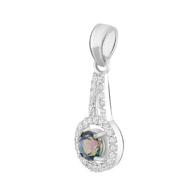Sølv anheng med mystisk topas 1.26ct (2118763)