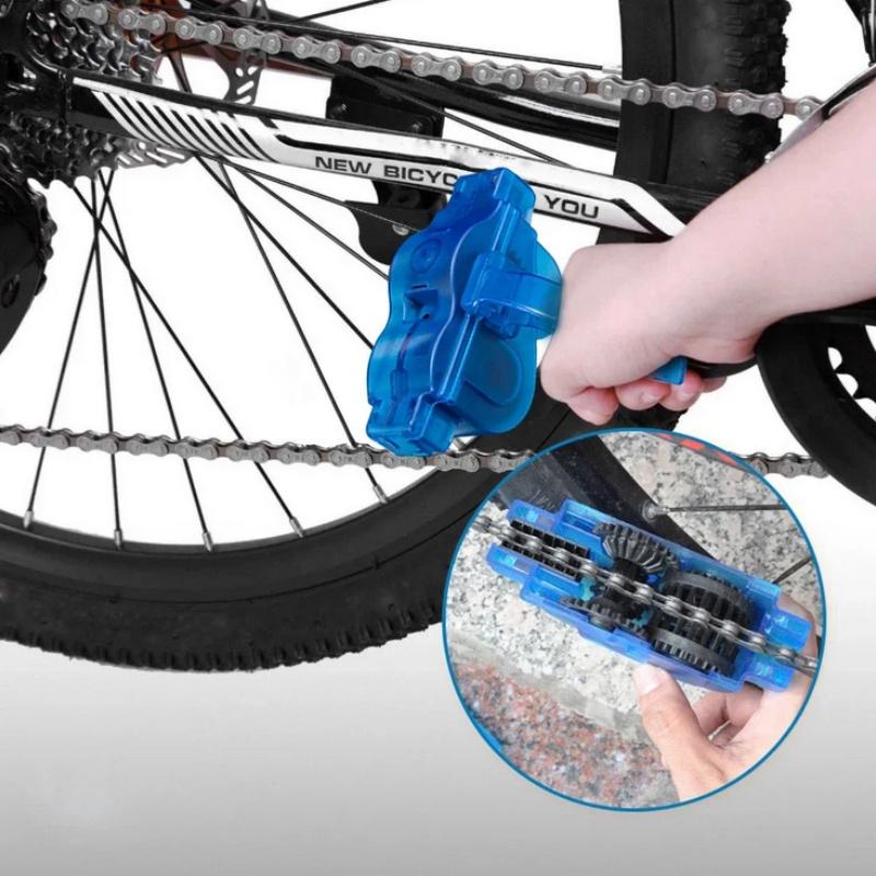 Curățător Portabil Lanț Bicicletă Perii Bicicletă Scrubber Instrument Spălare Kit Curățare Ciclism Montan Accesoriu Exterior