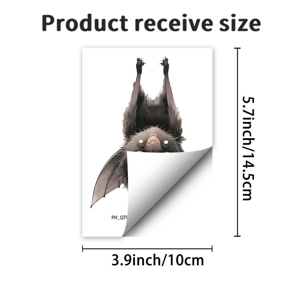 Fledermaus Wandaufkleber für Wohnzimmer Schlafzimmer Badezimmer Selbstklebend Abnehmbar Heimdekoration