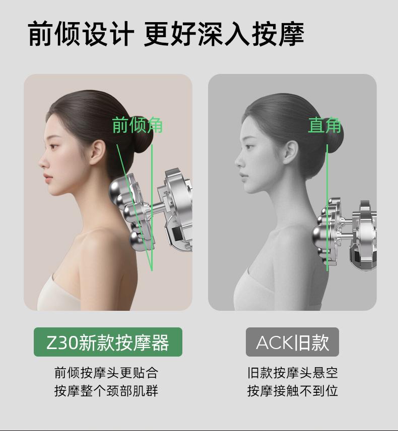 Aiskai Cervical Massager for Back, Waist, Neck, Shoulder, and Neck - Fully Automatic Kneading Tool