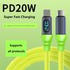240W Super Fast Charging Cables 6A PD Type C Digital Display High-speed Data Transfer Cord USB Type-c To C Wire For IPhone 17Pro