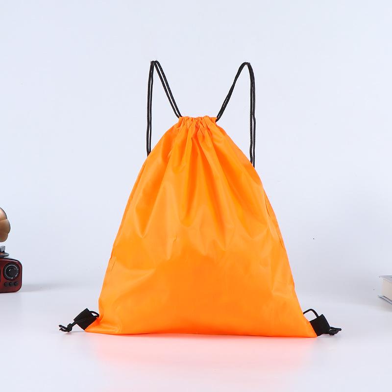 Colorful Polyester and Nylon Drawstring Bag: Double Shoulder Shopping and Storage Bag for Toys