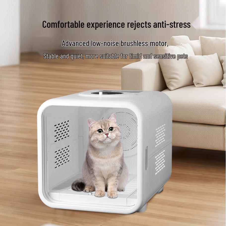 Automatic Silent Pet Dryer - Pet Drying Box for Cats and Dogs