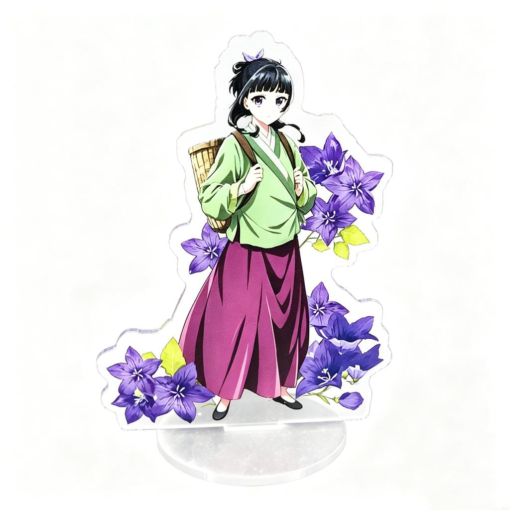 Kusuriya no Hitorigoto The Apothecary Diaries Acrylic Stand Maomao Jinshi Lotus Background Anime Desktop Standee Fans Decor Gift