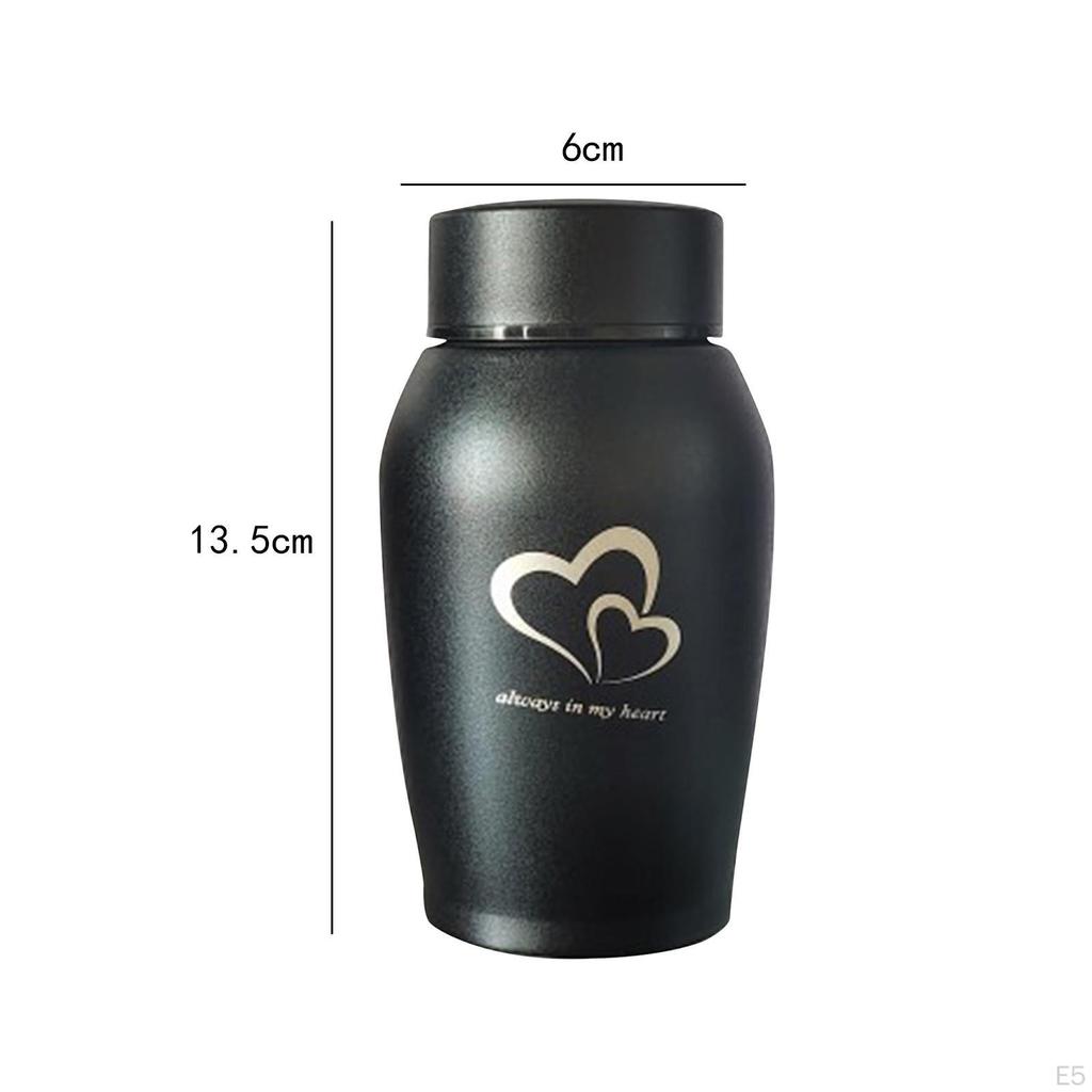 Elegant Stainless Steel Pet Cremation Urn for Beloved Pets