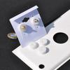 200/500Pcs 12mm Ear Studs Foam Shockproof Anti-Push Pads Earrings Card Protective Mat for DIY Earring Making Accessory