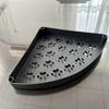 Triangular Bathroom Corner Shelf Rack for Indoor Storage