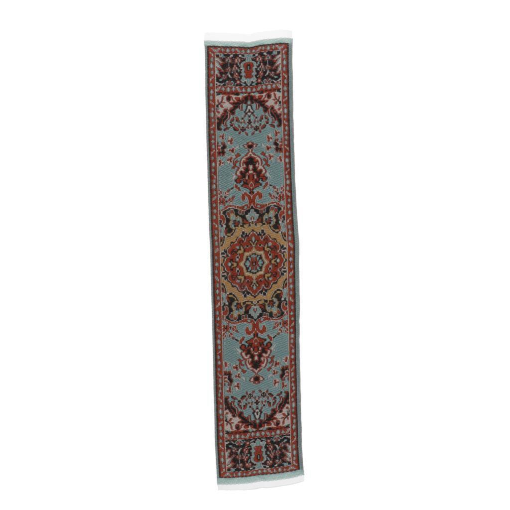Intricately Designed Miniature Dollhouse Carpets Charming Furniture Accessory