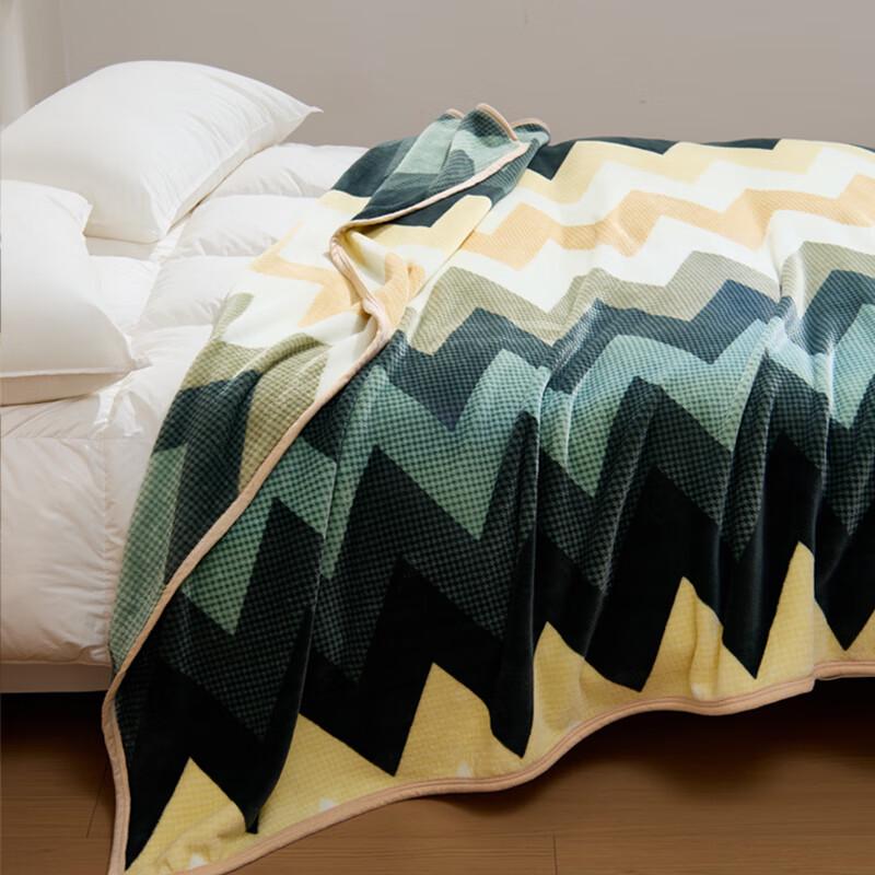 Hengyuanxiang Antibacterial Ripple Flannel Blanket 180x200cm