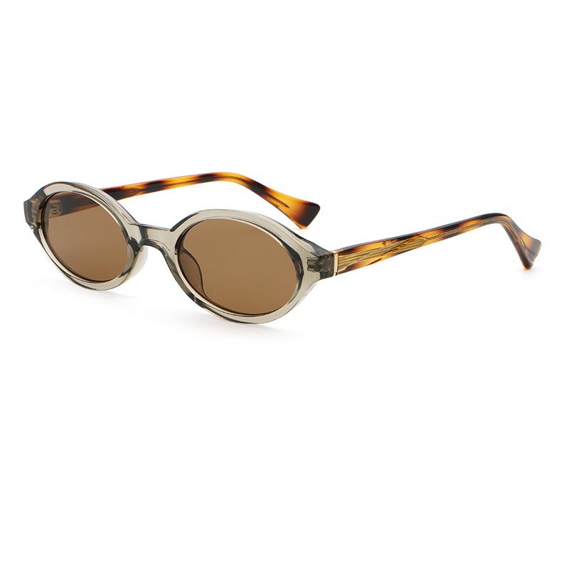 Women s Retro Round Frame Sunglasses - High-End UV Protection Fashion Glasses