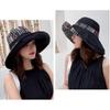 Travel Out Door Summer Retro Sun Protection National Wide Brim Beach Sun Hat Womens Sun Hat