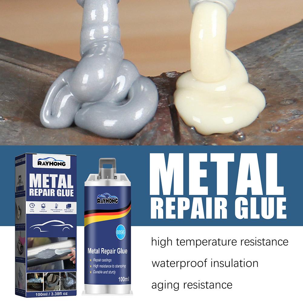 100ml Cold Weld A+B Glue Casting Adhesive Industrial Repair Agent Casting Metal Cast Iron Trachoma Stomatal Crackle Welding Glue