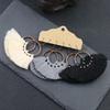 Fashionable Round Pendant Tassel Earrings - Vibrant, Generous, Trendy Street-Style Jewelry