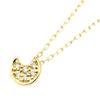 Lala Christie Diamond Moon Necklace, 0.06ct, 18K Gold, Lp71-0014-yg