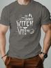 Men'S Funny Witch Husband Graphic T-Shirt - ;My Favorite W