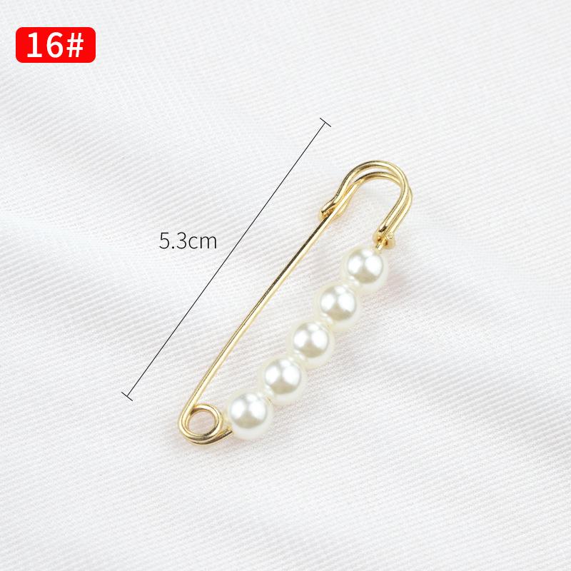 Broche d'été en perles pour ceinture, boucle anti-exposition pour jeans