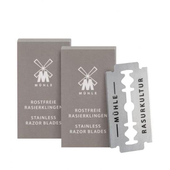 

Запасные лезвия Muhle 20 штук x 2 комплекта обоюдоострые (10 кусочков) (К1-20)