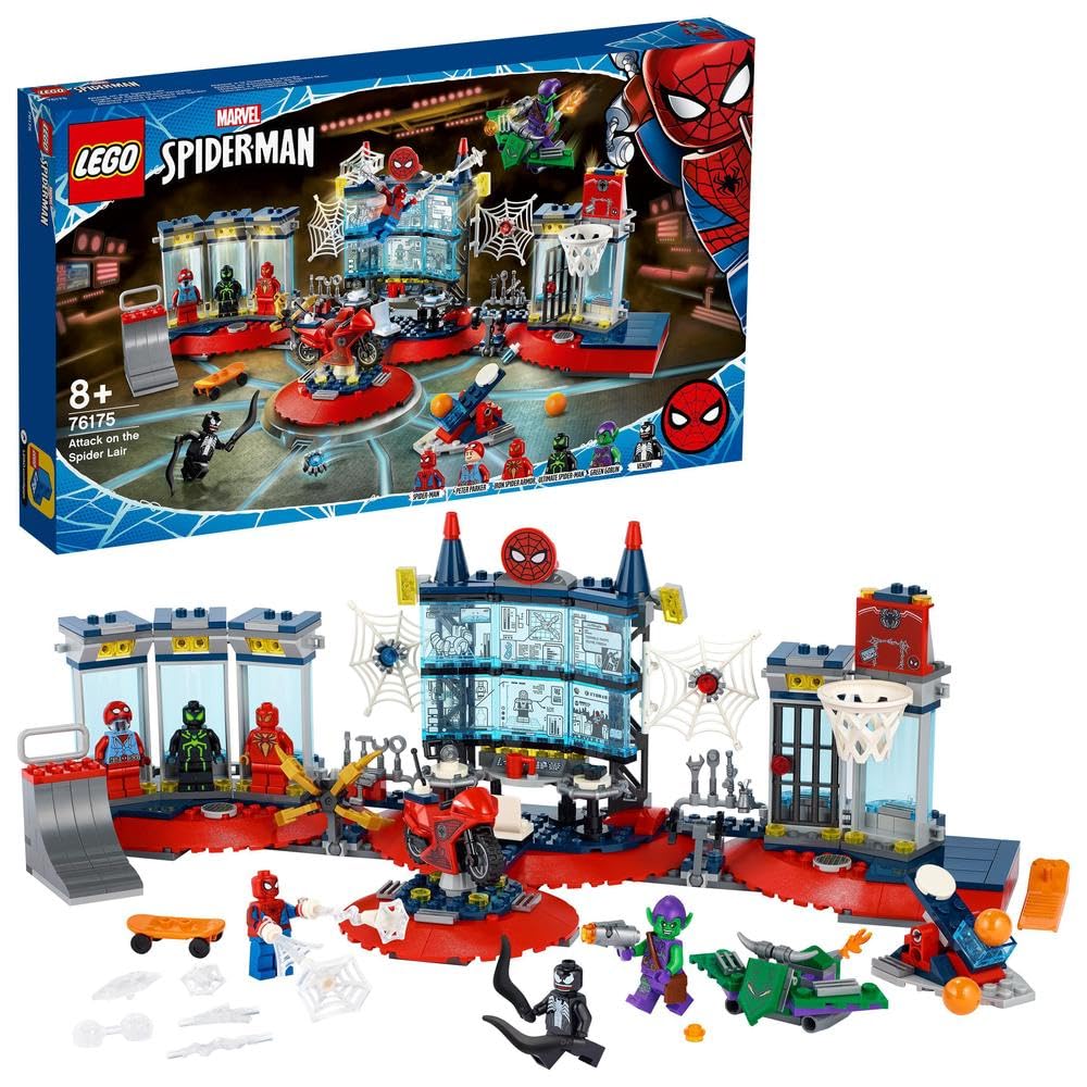 

LEGO Super Heroes Spider-Man s Hideout Attack 76175
