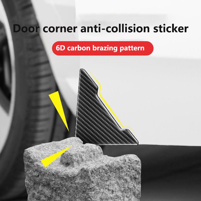 2 Stück Auto Tür Eckenschutz Aufkleber Kollisionsschutz Abdeckungen für Citroen C1 C2 C3 C4 C5 C6 C8 C4L DS3 DS4 DS5 DS5LS