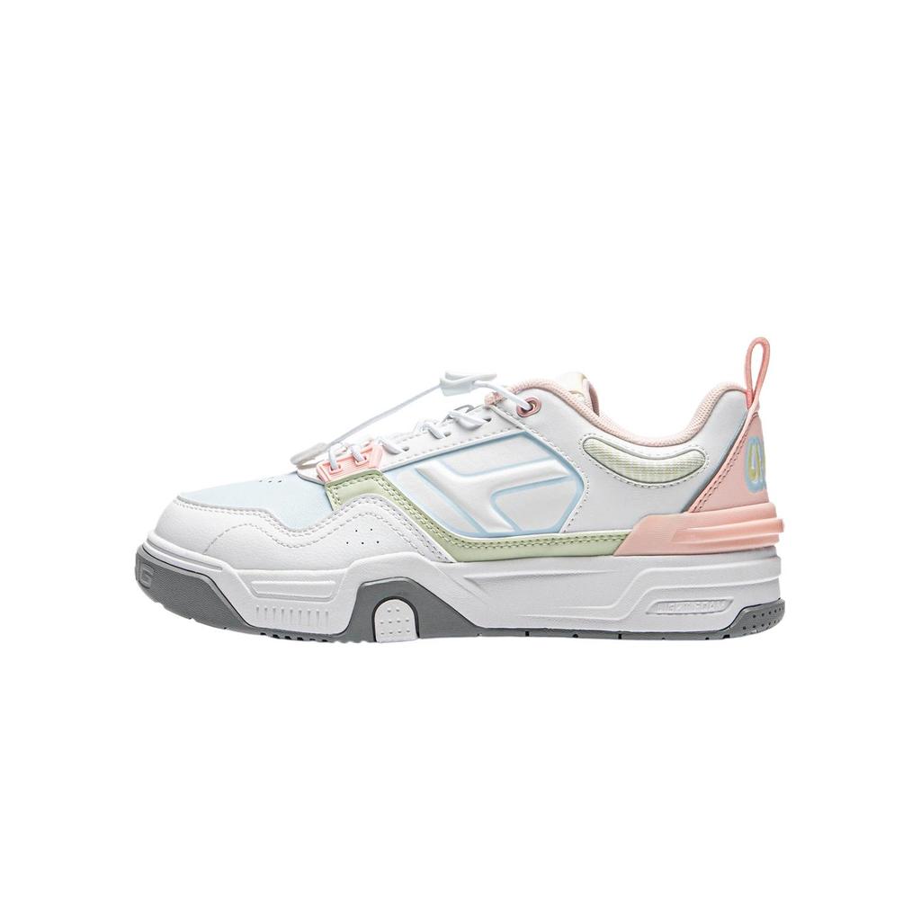 Li Ning Kids Skate 80s Sports Lifestyle Synthetic Leather Lightweight Comfortable Simple Non-Slip Low-Top Casual Shoes Kids Casual Shoes YKCU124-14