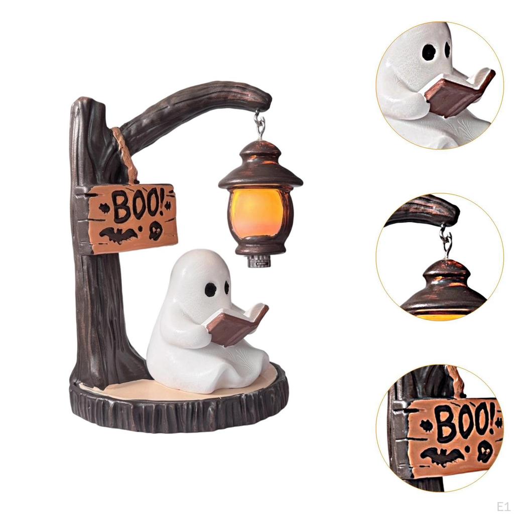 Halloween Night Light Bedside Table Lamp Ornament Party Decor,Gift Desk Reading Statue for