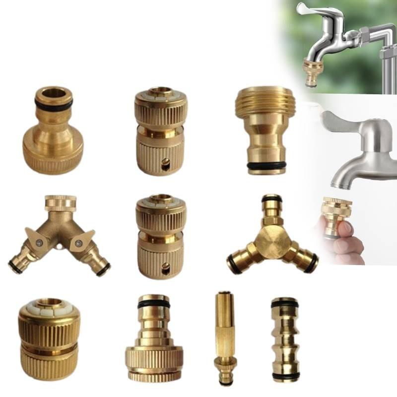 Premium Brass Water Flow Connector For Agricultural Use And Garden Hose Nozzles