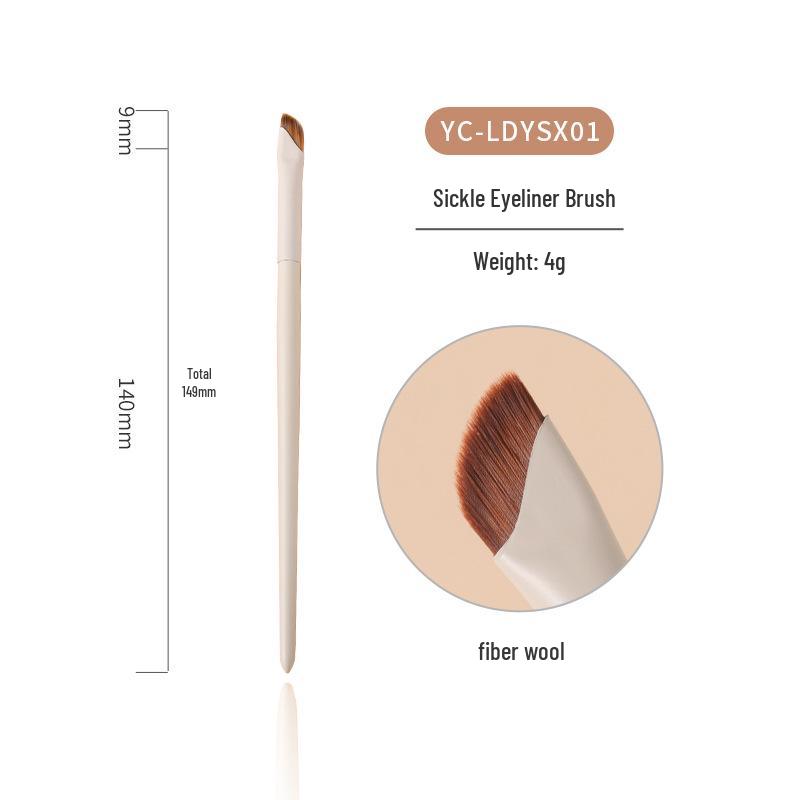 Baisui Shan 270 Angled Foundation and Contour Brush with Soft Bristles