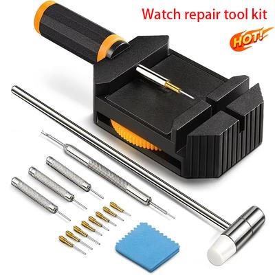 Watch Link Removal Tool Kit, Watch Band Tool Strap Chain Pin Remover Repair Tool Kit For Watch Band Strap Adjustment