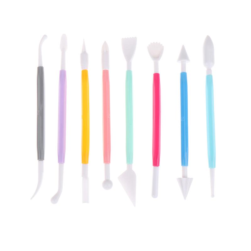 8/14Pcs Plastic Clay Sculpting Set Polyform Sculpey Set Polymer Modeling Clay Tools