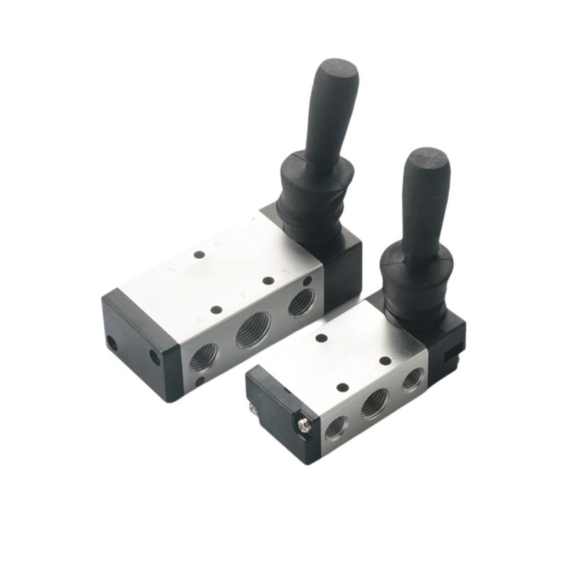 5/2 Way Pneumatic Air Hand Lever Operated Valve Manual Control 2 Position 3 5Port Push-Pull 4H210-08 4H310-10 4H410-15
