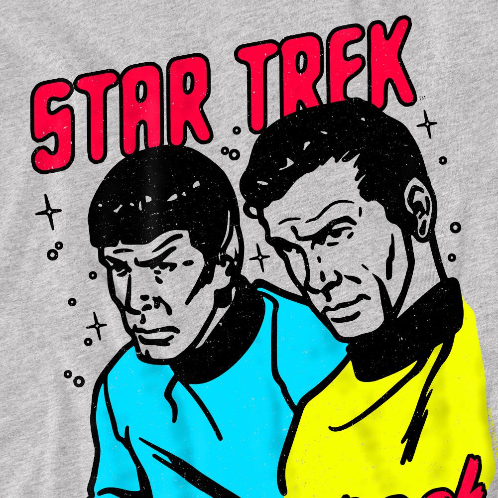 STAR TREK Men's Kirk & Spock T-Shirt