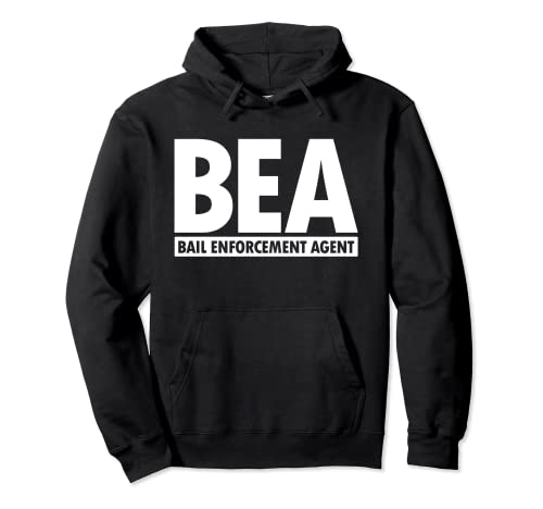 BEA Bail Enforcement Agent Bounty Hunter Uniform White Hoodie