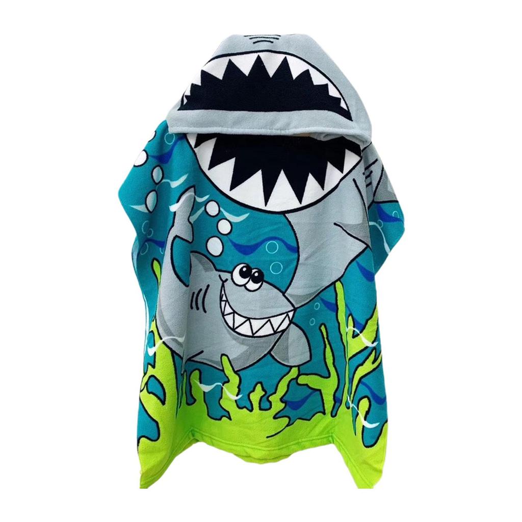 Buy Cartoon Baby Bath Towel Microfiber Cotton Hooded Towel Bathing For