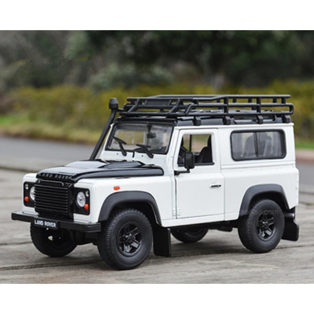 Welly 1/24 Land Rover Defender Alloy Car Model Diecast Metal Off-Road Vehicle Car Model Simulation Collection Childrens Toy Gift