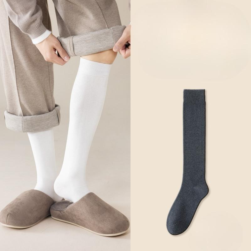 Cotton Short Leg Socks for Men, with Added Insulation and Thickness, Suitable for Sports, Odor-resistant, Long Tube Socks, Cotton Socks