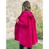 2025 Storm-Ready Hooded Jacket - Single-Breasted Melton Wool Blazer W/ Quilted Lining, Smart Casual Urban Outerwear for Work to Weekend