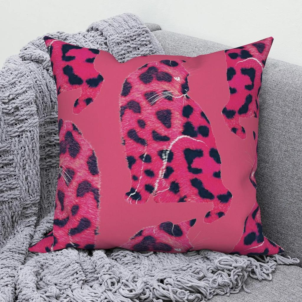 Jungle Tiger Pillowcase Bedroom Home Decoration Living Room Sofa Cushion Cover Car Office Seat Lumbar Cushion Cover