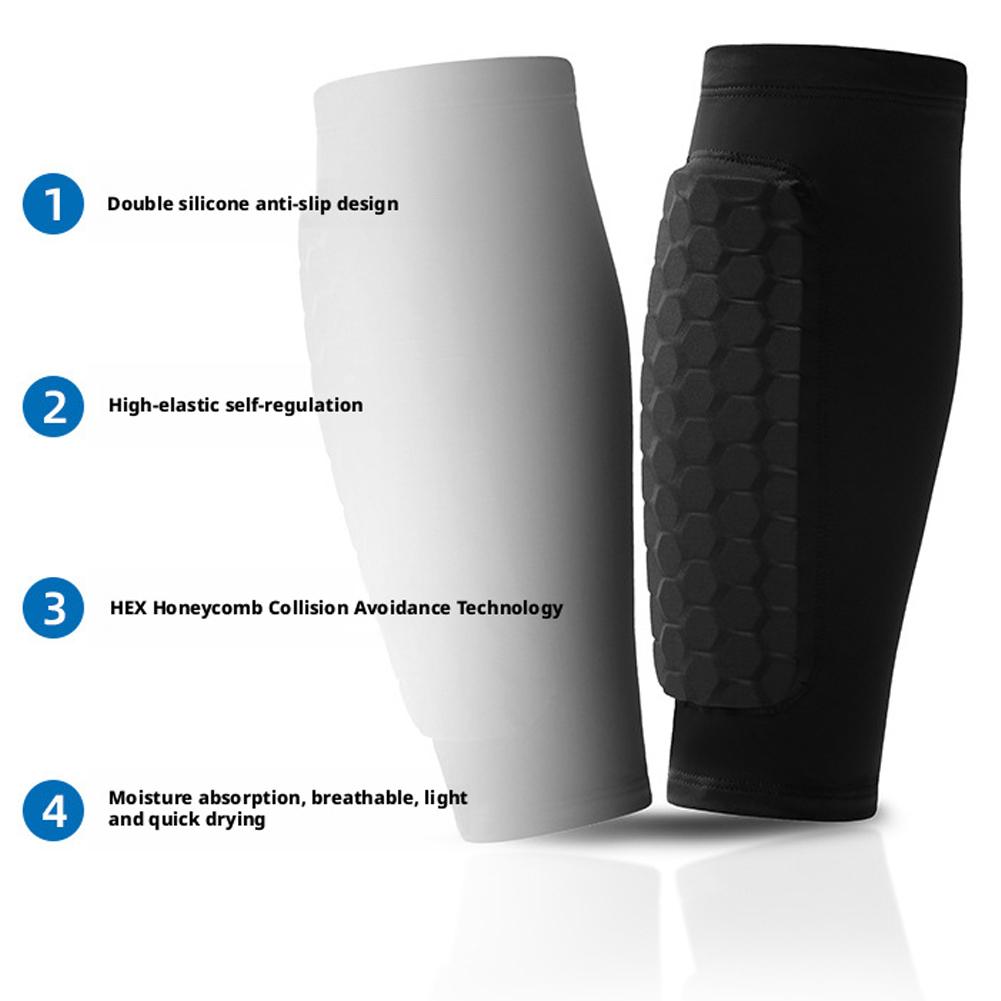 Ski Shin Pads Honeycomb Ski Shin Defender Shin Guards Breathable Shin Defender Ski Shin Pads Skiing Shin Guard For Ski Boots