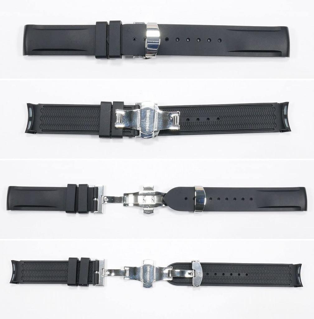 Swatch x OMEGA Exclusive Rubber Strap with D-Buckle (Black)