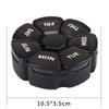 Seven-Color Petals 7-Day, 8-Grid, Moisture-Proof Medicine Box for Pills and Supplements